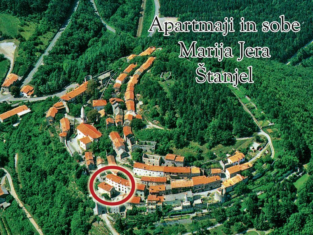 Apartmaji In Sobe Marija Jera Štanjel Esterno foto